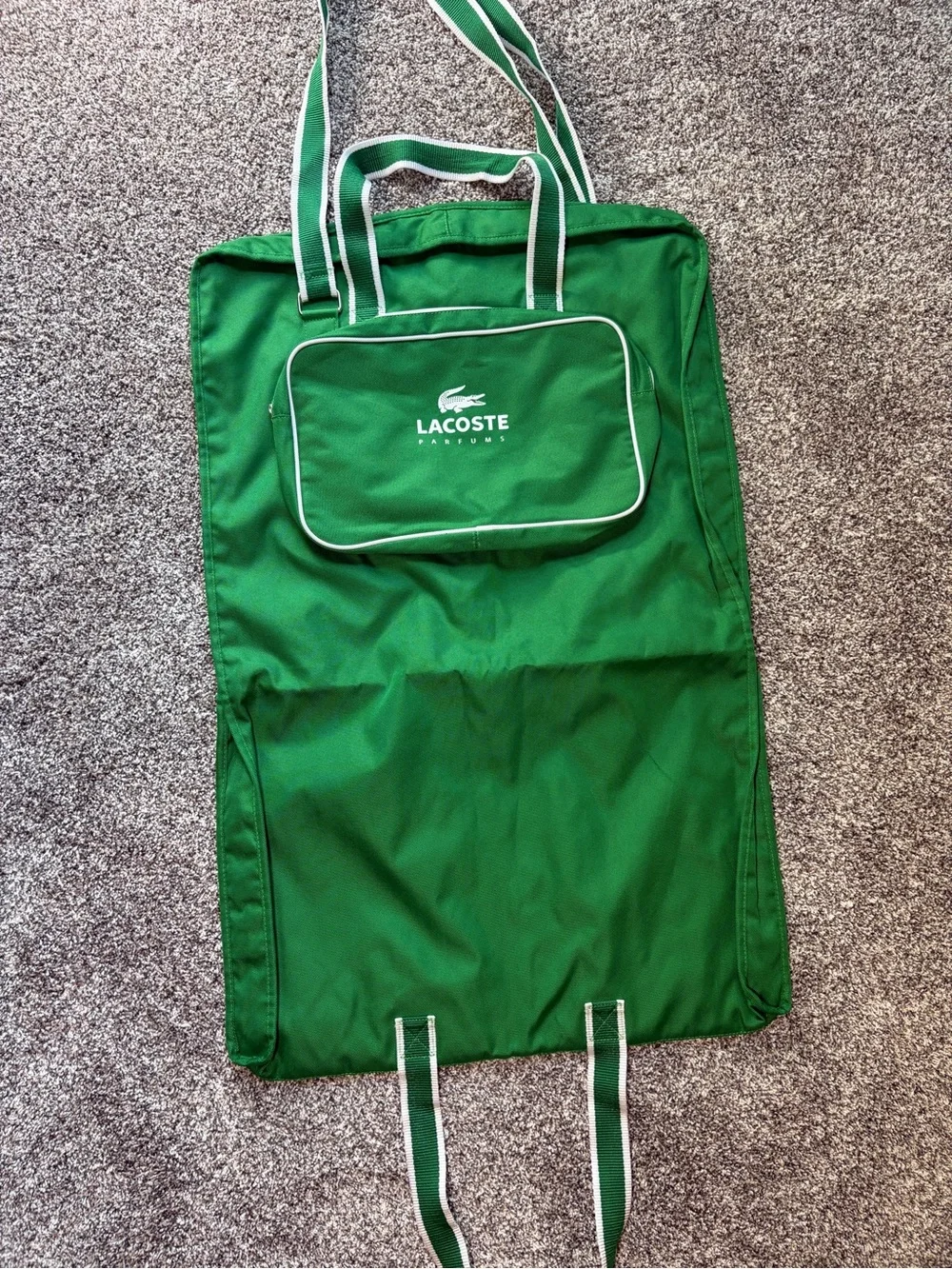 Lacoste Parfums Green Garment Travel Bag